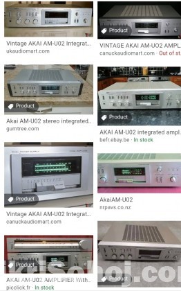 AKAI Steruo Integrated Amplifier AM-U 02